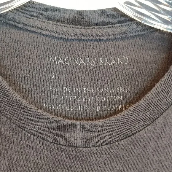 Imaginary Men's Shirt Black Graphic Sz S Teddy Bear Graffiti Color Streetwear - Picture 9 of 10